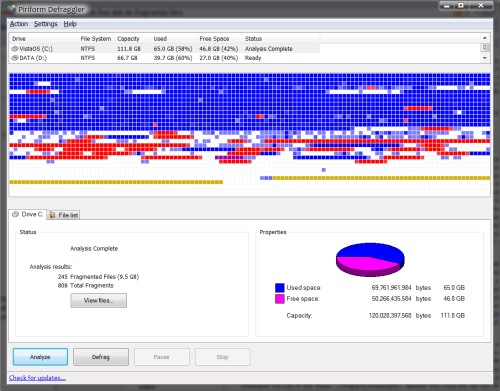 Desfragmentamos disco duro