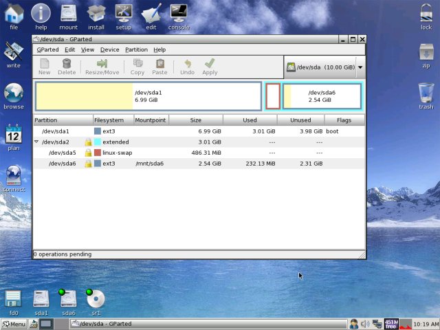 analizar particiones